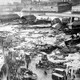 Ilustración para el artículo titulado Hace exactamente 100 años ocurrió una catástrofe insólita: un diluvio mortal de melaza arrasó la ciudad de Boston